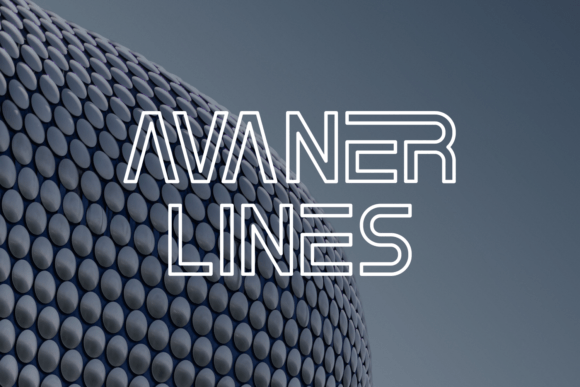 Avaner Lines: A Display Font for Dynamic Web Design