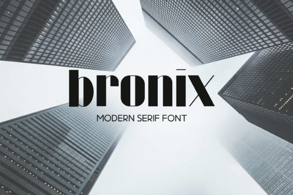 Bronix: A Versatile Display Font for Creative Branding