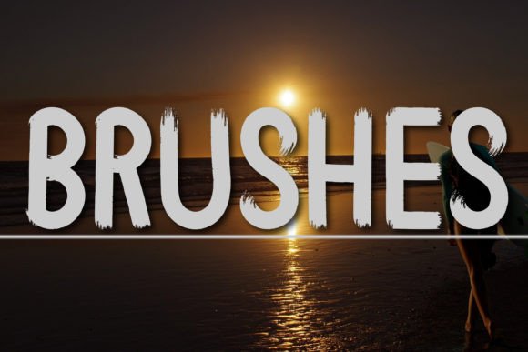 Brushes: A Bold Font for Campaign Creativity