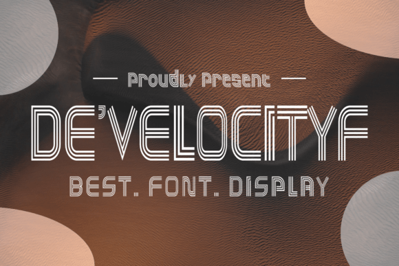 Develocityf: A Font That Elevates Every Craft Project