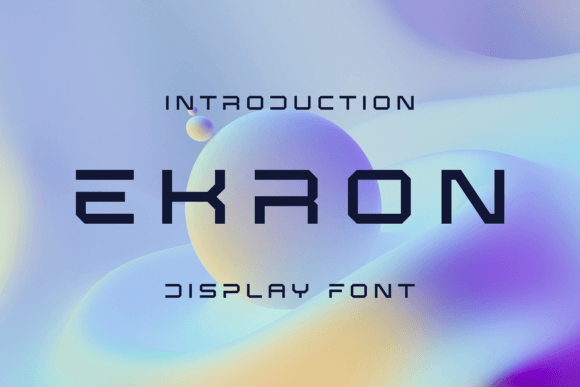 Ekron: A Display Font for Modern Web Design