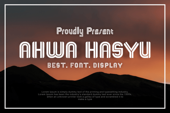 Font That Speaks Volumes: Ahwa Hasyu for Branding