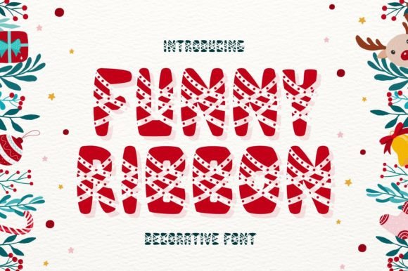 Funny Ribbon: A Playful Display Font for Campaign Headlines