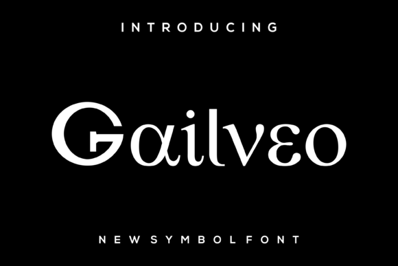 Gailveo: A Display Font for Editorial Excellence