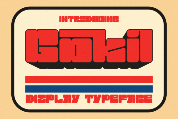 Gokil: A Bold, Rounded Display Font for Digital Branding