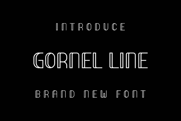 Gornel Line: A Display Font with Character and Purpose