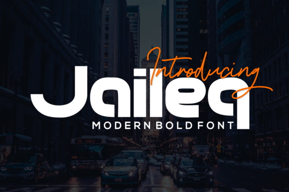 Jaileq: A Bold Display Font for Editorial Design