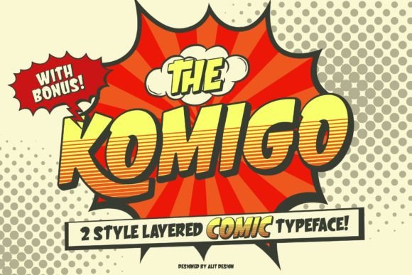 Komigo: A Bold Display Font for Campaign Creativity