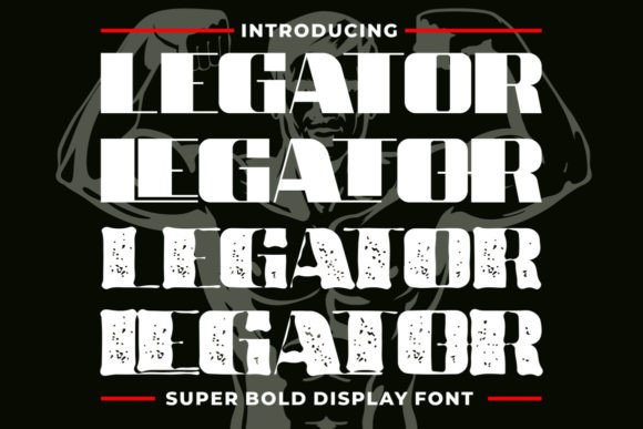 Legator: A Bold Display Font for Creative Branding