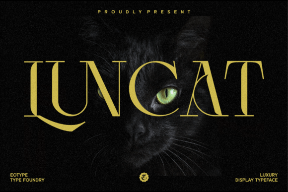 Luncat: A Versatile Serif Font for Creative Crafters