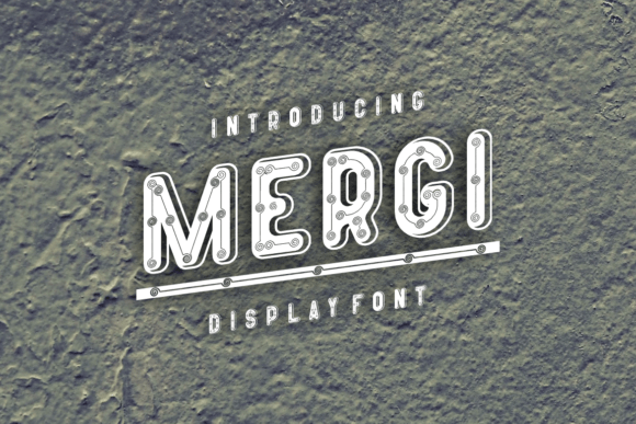 Mergi: A Display Font That Breathes Life Into Editorial Moments