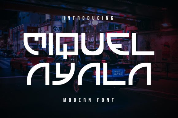 Miquel Ayala: A Distinctive Display Font for Small Business Branding