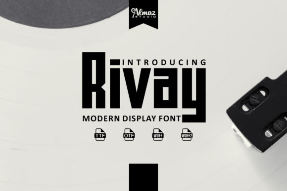 Rivay: A Bold Display Font That Cuts Through the Feed