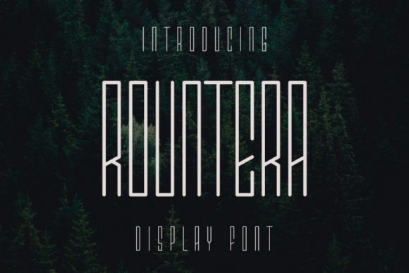 Rountera: A Display Font for Editorial Design Excellence