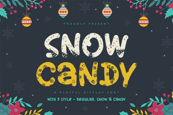 Snow Candy: A Playful Font for Editorial Creativity