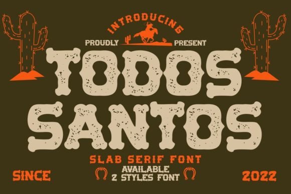 Todos Santos: A Display Font for Modern Web Design