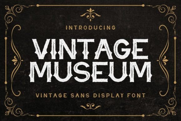 Vintage Museum Font: A Timeless Choice for Editorial Design